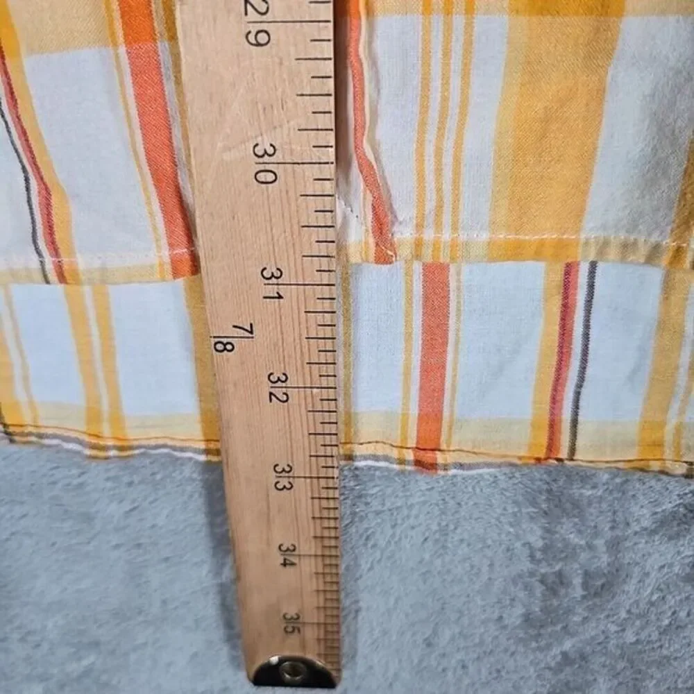 Vintage Ecko Shirt Mens XXL Yellow The Dwyer Plaid Button Up Gorpcore Streetwear